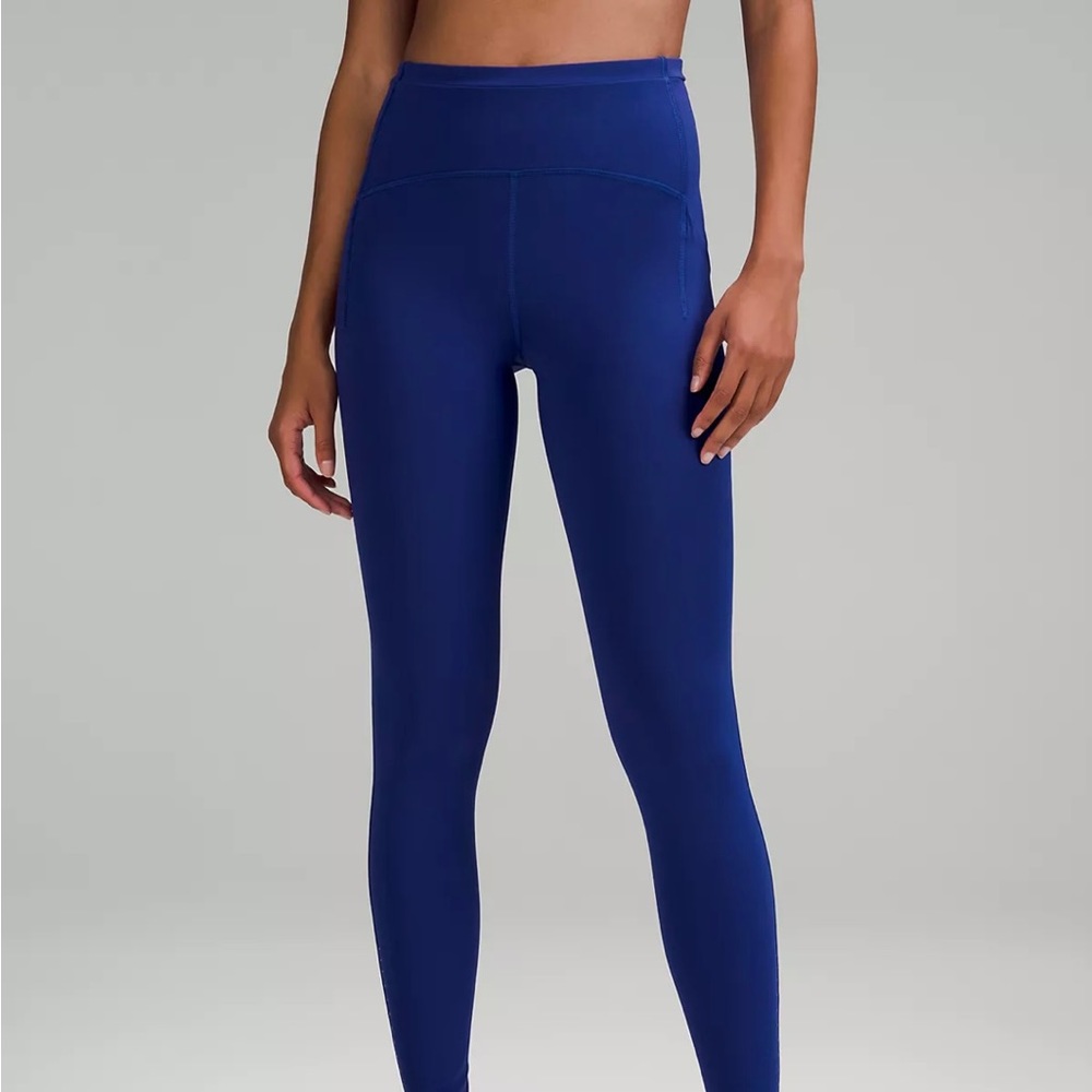 Lululemon Fast and Free High Rise Leggings with pockets